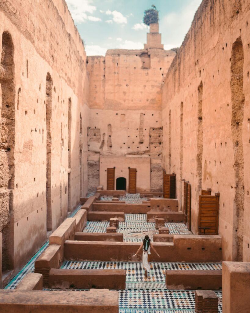 Experience the historic beauty of El Badii Palace in Marrakesh, Morocco.